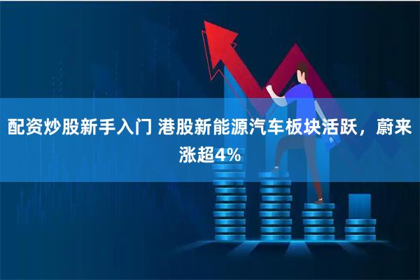 配资炒股新手入门 港股新能源汽车板块活跃，蔚来涨超4%