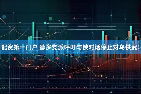 配资第一门户 德多党派呼吁与俄对话停止对乌供武！